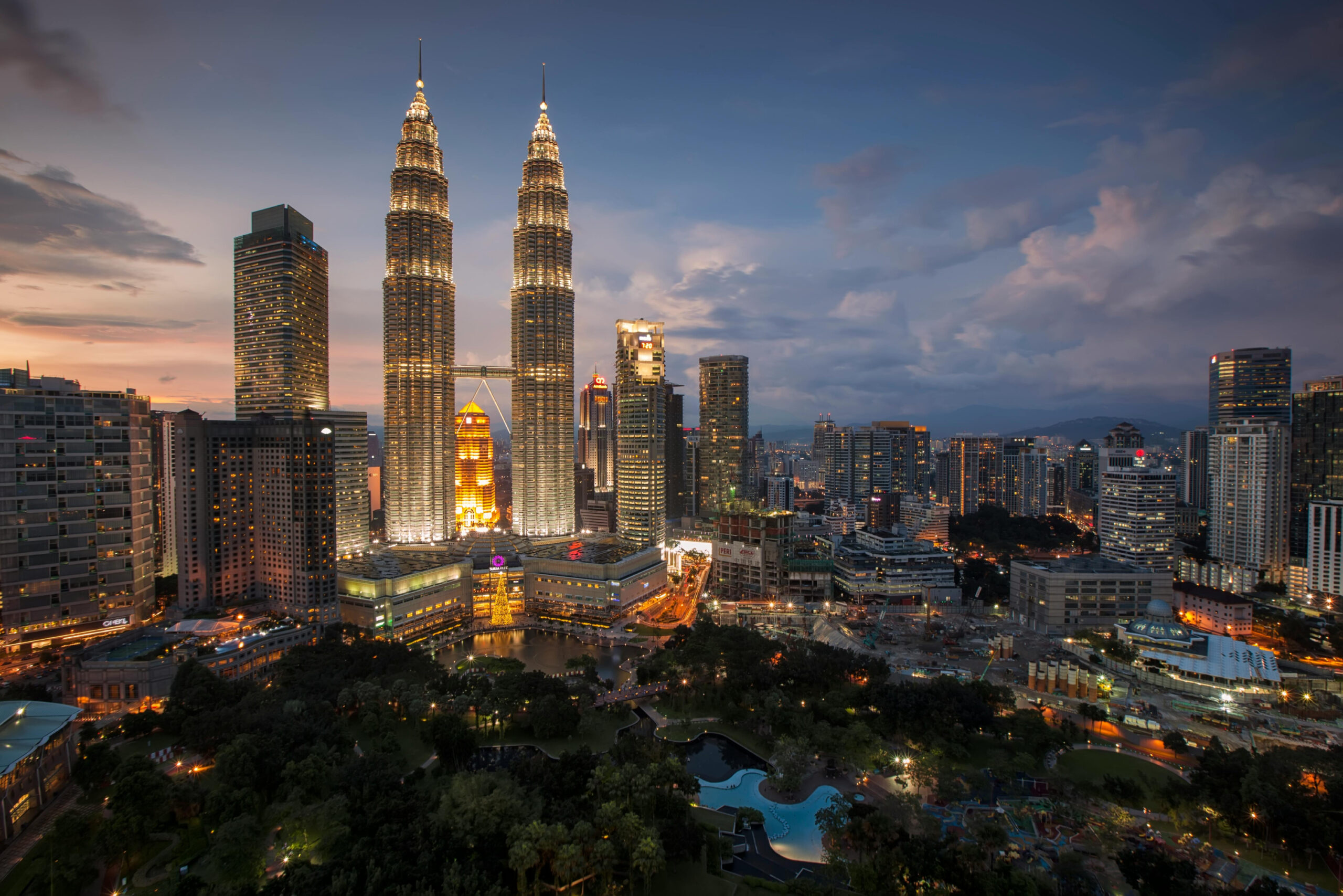 Vista panorámica de Kuala Lumpur