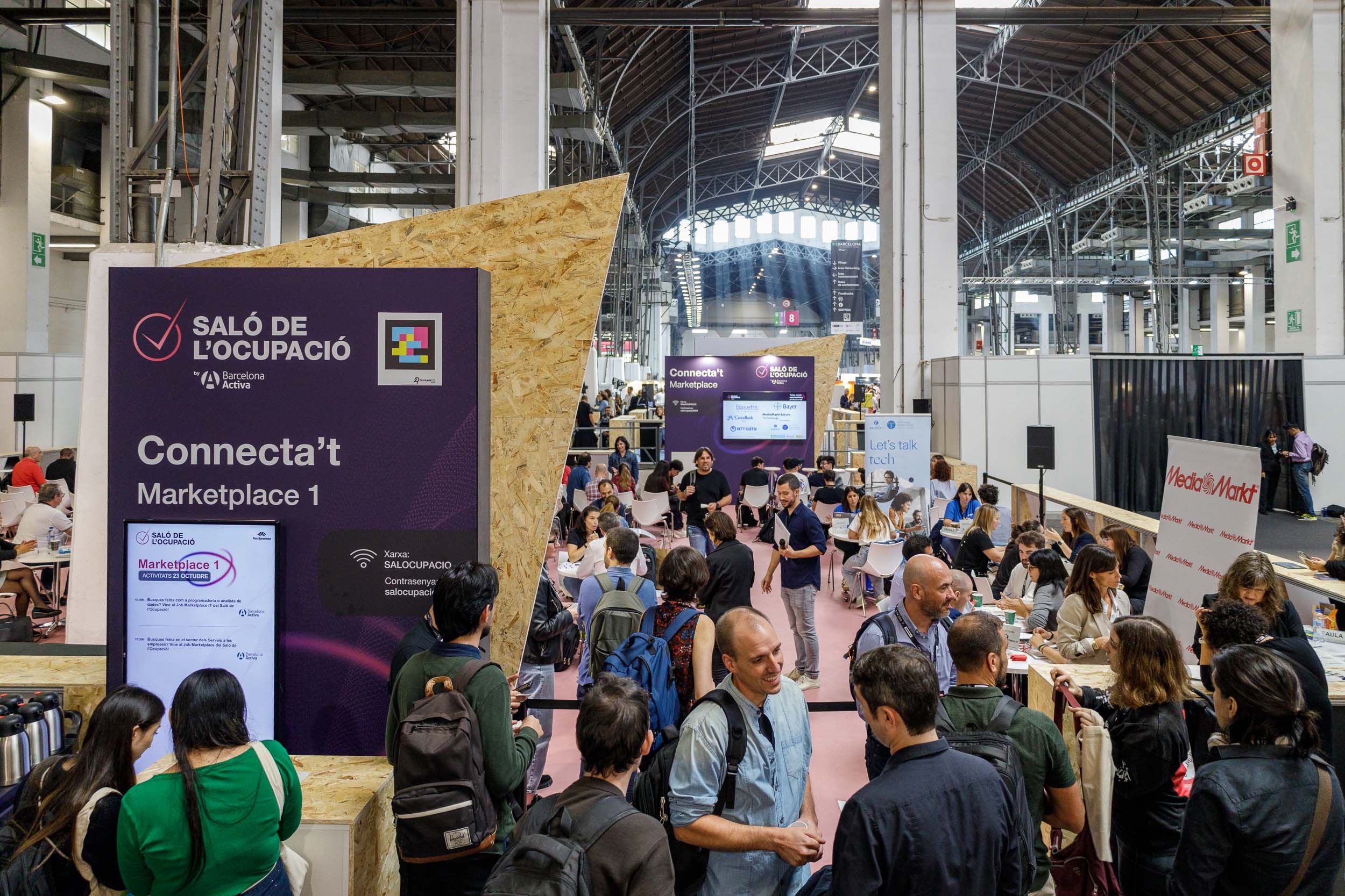 Job marketplace celebrat al Saló de l'Ocupació el 2024