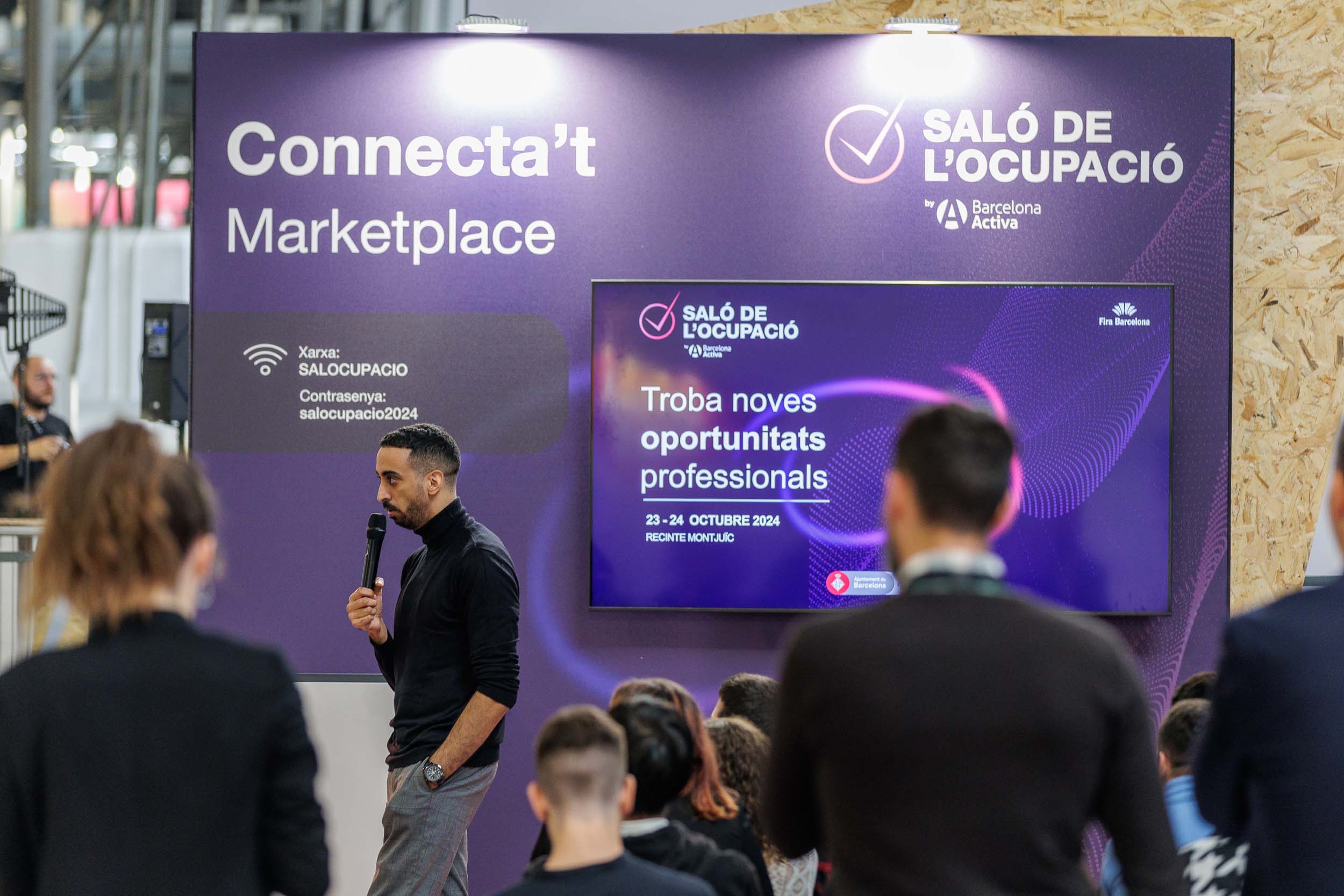 Sessió d'uns dels marketplaces celebrats l'any passat al Saló de l'Ocupació