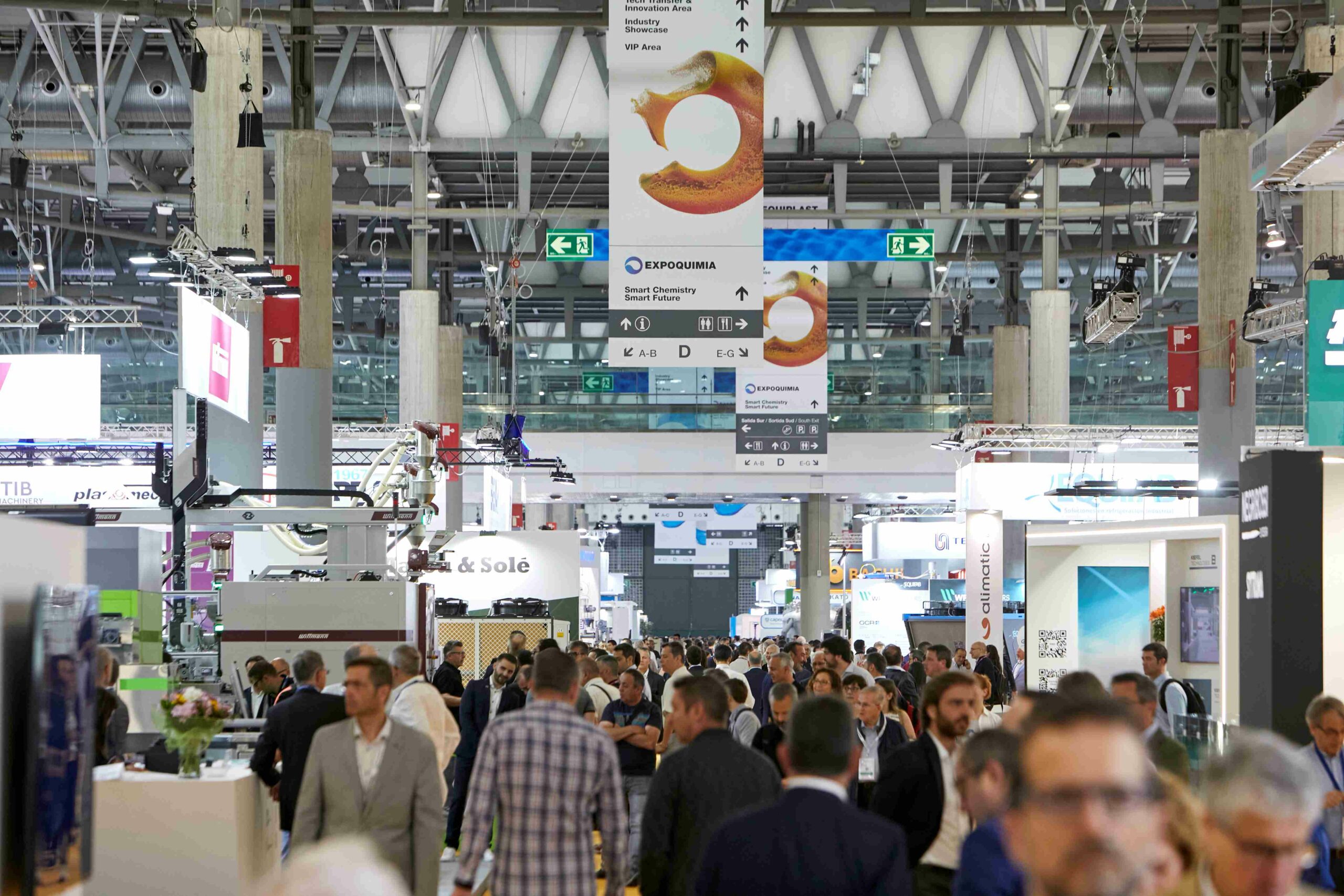 Visitantes en Equiplast 2023