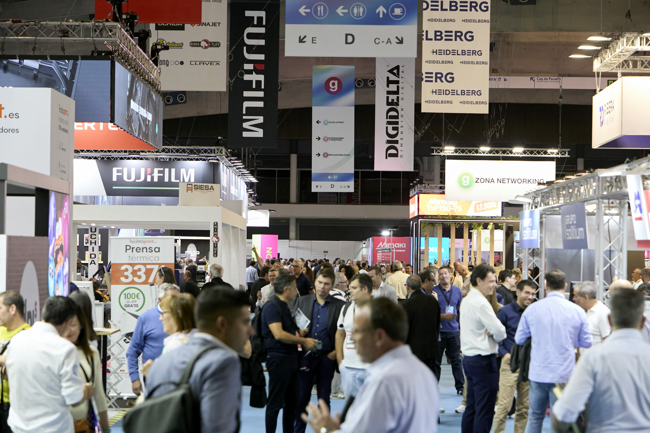 Visitantes en la última edición de Graphispag, celebrada en 2024