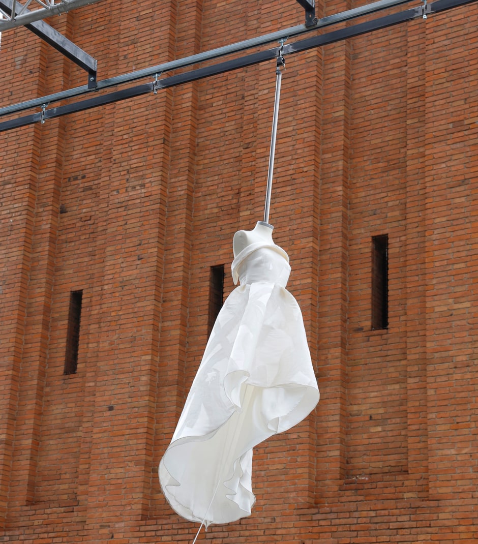 primer plano de vestido