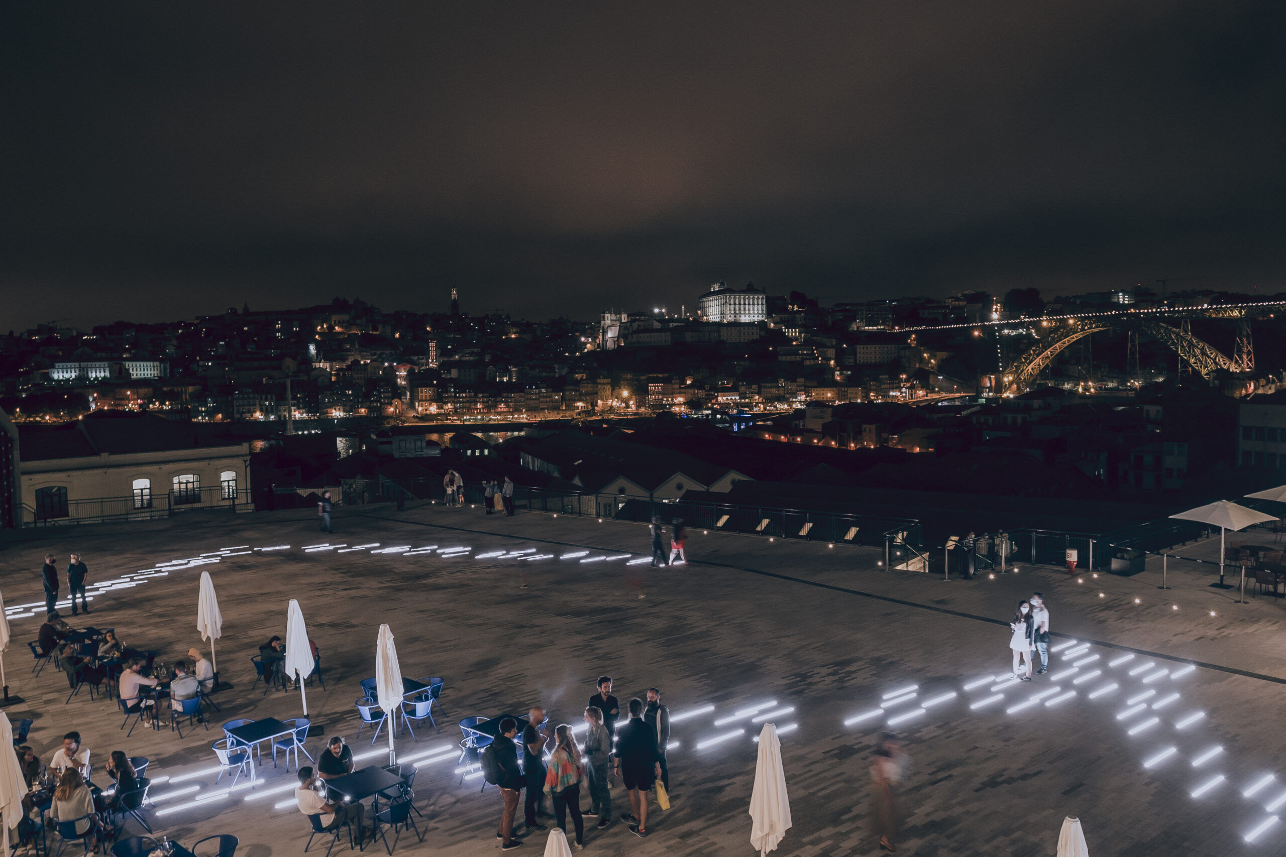 The museum and wine district in Porto